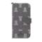 LANVIN COLLECTION - Folio Case Signature with Neck Strap for iPhone 13 [ Gray ] LANVIN COLLECTION@oRNV LCSIGRYFLNSIP2161_1