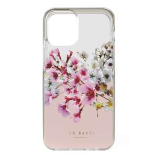 Ted Baker - Anti-shock Case for iPhone 13 [ Jasmine Clear Pink ] Ted Baker@ebhx[J[ 83519