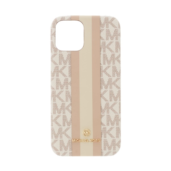 MICHAEL KORS - Slim Wrap Case Stripe for iPhone 13 Pro [ Vanilla ] MICHAEL  KORS　マイケルコース MKSTVNLWPIP2162