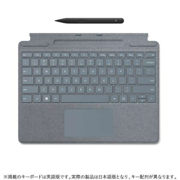 Surface Pro纤细笔2从属于的Signature键盘冰蓝色8X6-00059_2