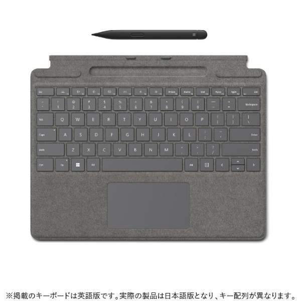 Surface Pro纤细笔2从属于的Signature键盘白金款8X6-00079_2