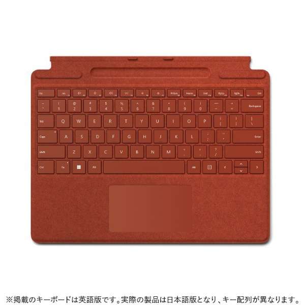 Surface Pro Signature键盘罂粟红8XA-00039_1