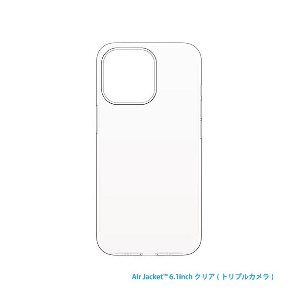 iPhone 13 Pro対応 6.1inch 3眼 PIPT-71 Air クリア Jacket 激安通販専門店 定番キャンバス