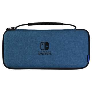スリムハードポーチ プラス for Nintendo Switch ブルー NSW-811 【Switch】_1