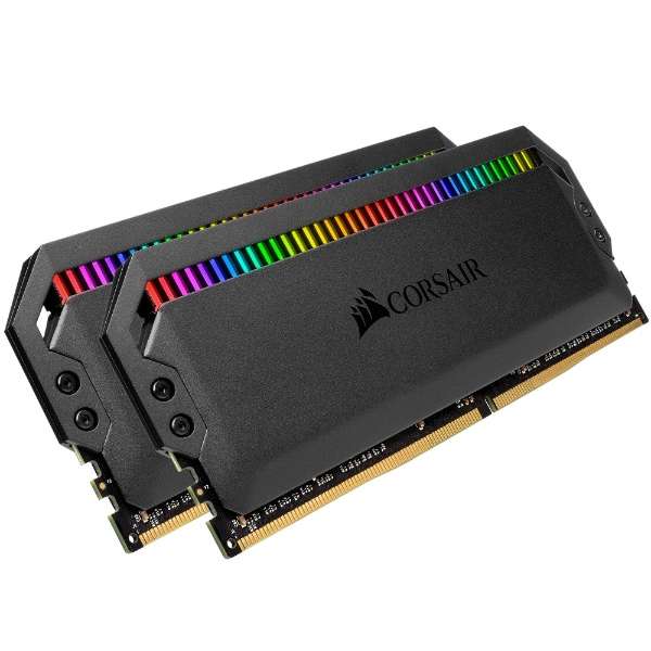 増設メモリ DOMINATOR RGB CMT32GX4M2Z4000C16 [DIMM DDR4 /16GB /2枚] CORSAIR｜コルセア |
