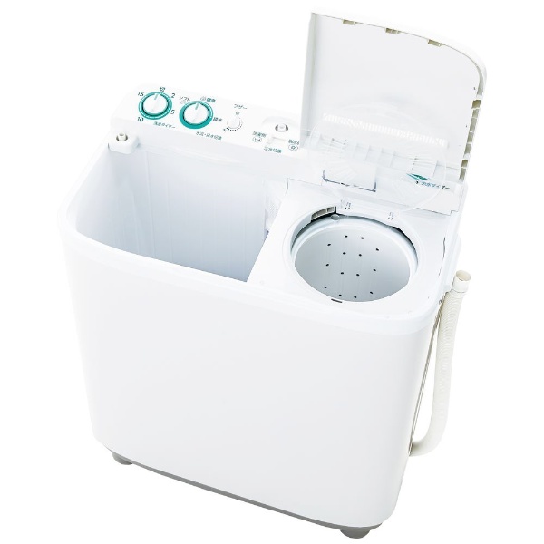 エリア限定 送料無料 アクア AQW-N350-HS  二槽式洗濯機 3.5kg