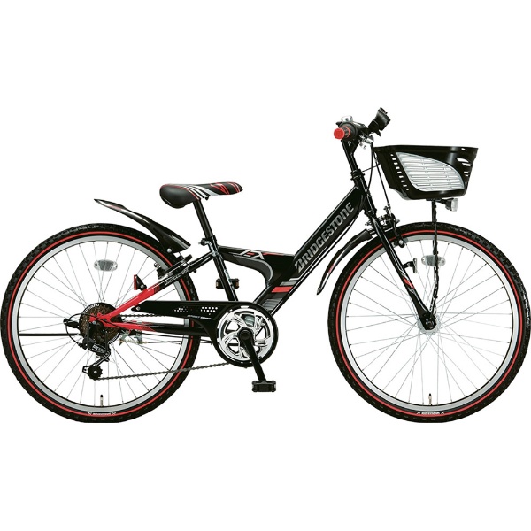 開催中 26型 子供用自転車 新作アイテム毎日更新 エクスプレス ジュニア ブラックレッド EXJ66 組立商品につき返品不可 6段変速 ダイナモランプモデル