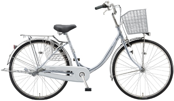 自転車 永遠の定番 エブリッジＵ M.XRシルバー E63UT1 保証 26インチ 内装3段 組立商品につき返品不可