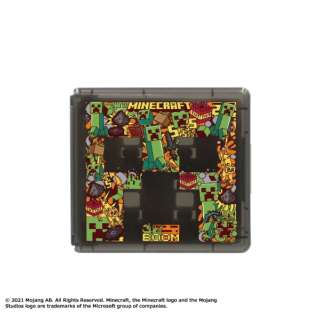 任天堂Switch专用的卡片匣卡口袋24我的世界美术印刷设计HACF-02MCG[Switch]