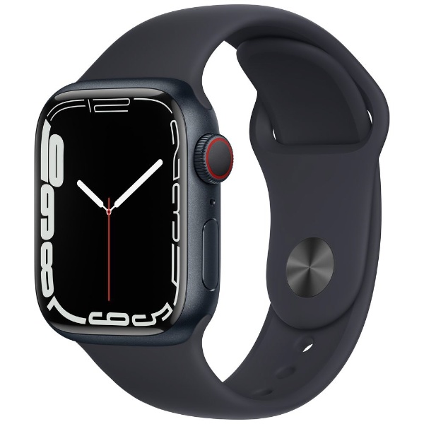 Apple Watch 7（GPS+セルラーモデル） 41mmミッドナイト-