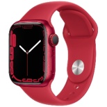Apple Watch Series 7(GPS+Cellular型号)41mm(PRODUCT)RED铝包(PRODUCT)和RED运动带[常规]MKHV3J/A