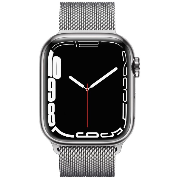 Apple Watch Series 7（GPS+Cellularモデル）- 41mmシルバーステンレス