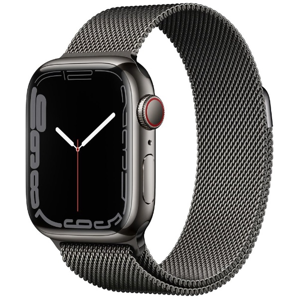 Apple Watch Series 7（GPS + Cellularモデル）- 41mmグラファイト 