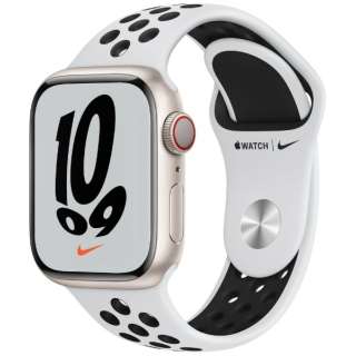 Apple Watch Nike Series 7iGPS+Cellularfj- 41mmX^[CgA~jEP[XƃsAv`i/ubNNikeX|[coh - M[ X^[CgA~jE MKJ33J/A