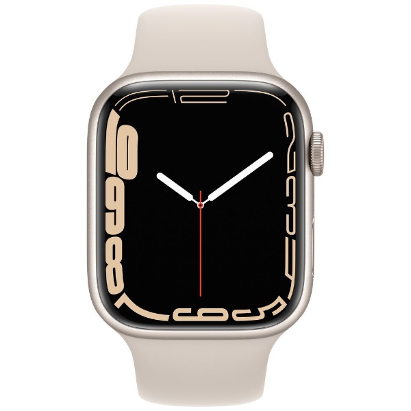 17.apple watch シリーズ7 45mm スターライト セルラーモデル-