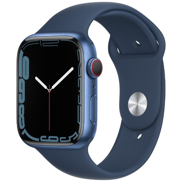 Apple Watch 7 45㎜ ブルー Cellular バッテリー100 ...