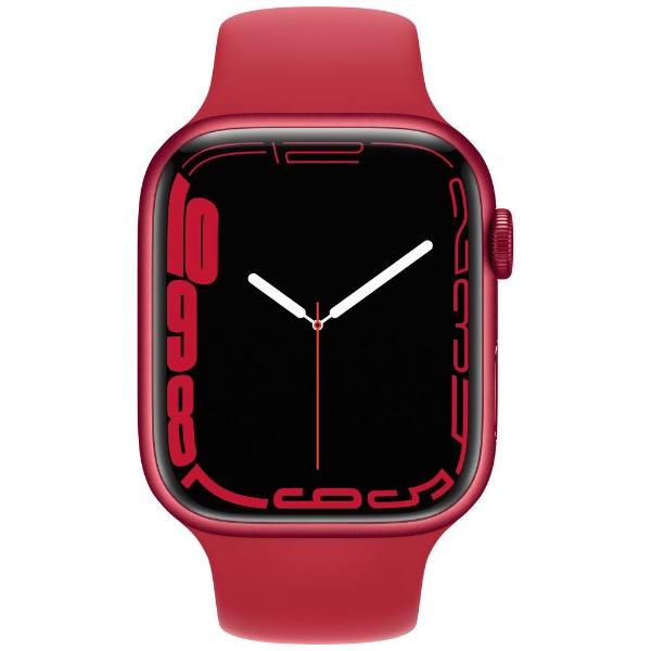 Apple Watch Series 7（GPS+Cellularモデル）-  45mm（PRODUCT）REDアルミニウムケースと（PRODUCT）REDスポーツバンド - レギュラー REDアルミニウム MKJU3J/A