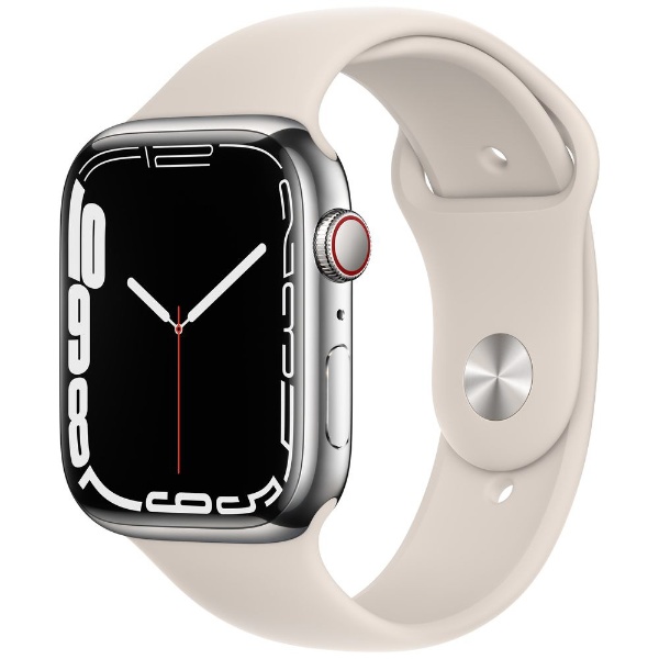 Apple Watch Series 7（GPS+Cellularモデル）- 45mmシルバーステンレス ...