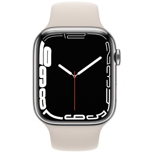 Apple Watch Series 7（GPS+Cellularモデル）- 45mmシルバーステンレス 