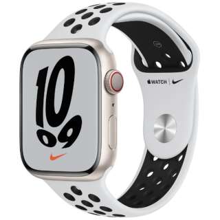 Apple Watch Nike Series 7iGPS+Cellularfj- 45mmX^[CgA~jEP[XƃsAv`i/ubNNikeX|[coh - M[ X^[CgA~jE MKL43J/A