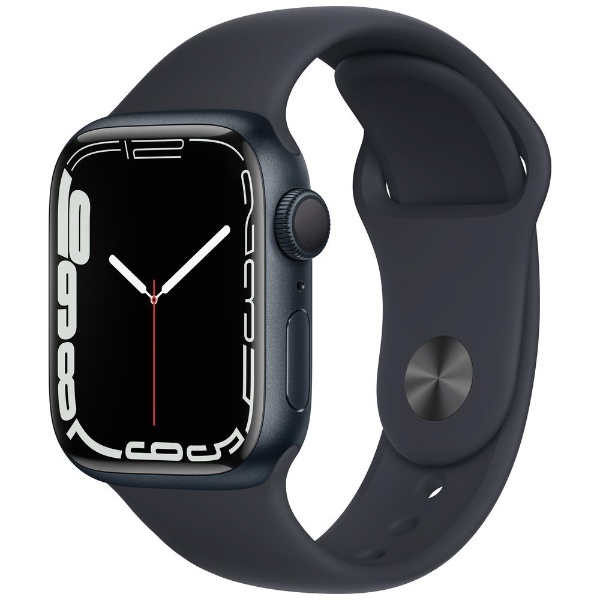 Apple Watch Series 7（GPSモデル）- 41mmミッドナイトアルミニウムケースとミッドナイトスポーツバンド レギュラー  ミッドナイトアルミニウム MKMX3J/A アップル｜Apple 通販