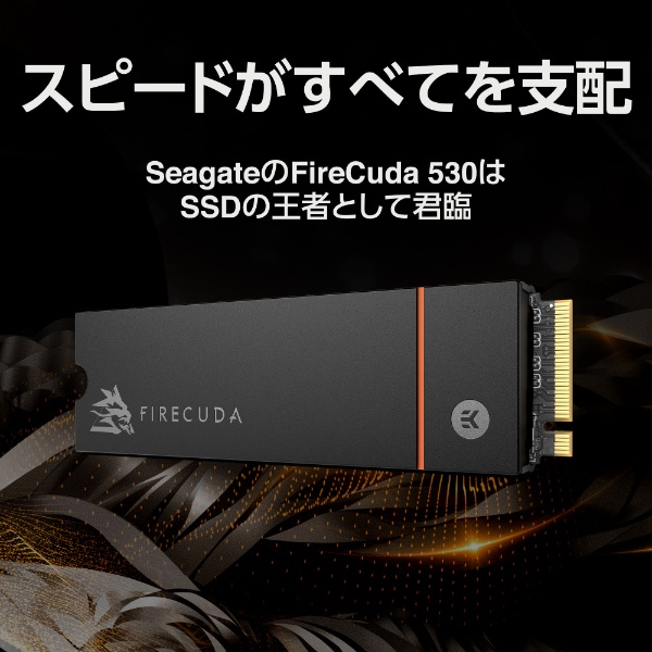 ZP1000GM3A023 内蔵SSD PCI-E Gen4接続 FireCuda 530(ヒートシンク付