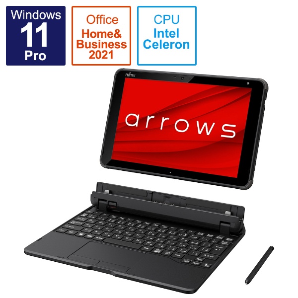 PC/タブレット ノートPC ノートパソコン arrows Tab EH ブラック FAREHT2 [10.1型 /Windows11 