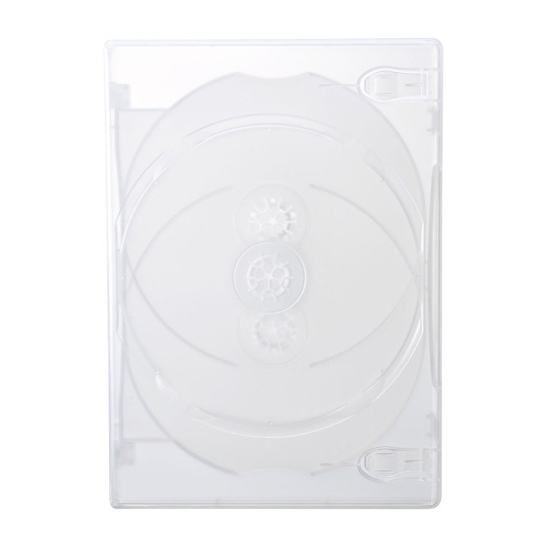 Blu-ray/DVD/CD対応 トールケース 4枚収納×10 クリア DVD-TN4-10CL