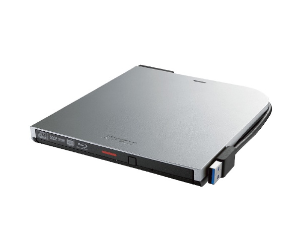バッファロー BUFFALO ポータブルDVD CDドライブ USB2.0規格(USB3.0ポート搭載のパソコンでも利用可能) 国内メーカー