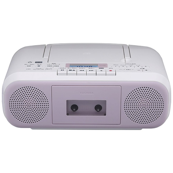 CDラジカセ ピンク TY-CDS8-P [ワイドFM対応 /CDラジカセ] 東芝