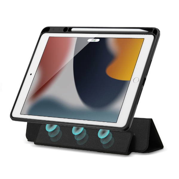 2WAYフリップ付 耐衝撃ケース for iPad（第9/8/7世代）10.2インチ