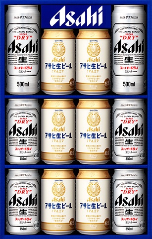 アサヒスーパードライ・生ビールダブルセット MFW-3 【ビールギフト】