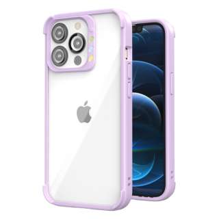 iPhone 13 Pro Hybrid Cushion QCam Case - Lavender JTLEGEND x_[ JT-QC-13P-LV yïׁAOsǂɂԕiEsz