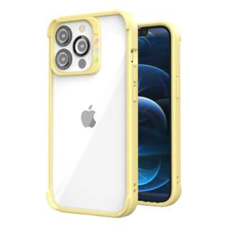 iPhone 13 Pro Hybrid Cushion QCam Case - Yellow JTLEGEND CG[ JT-QC-13P-YE yïׁAOsǂɂԕiEsz