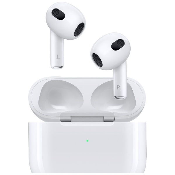 AirPods（第3世代） MME73J/A [リモコン・マイク対応 /ワイヤレス(左右分離) /Bluetooth /ノイズキャンセリング非対応]
