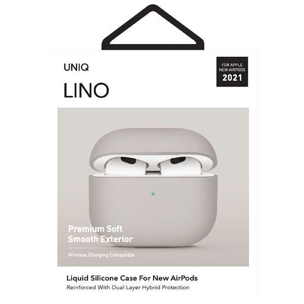 供AirPods(第3代)使用的混合液体硅包LINO UNIQ象牙UNIQ-AP21-LINOIVY_4