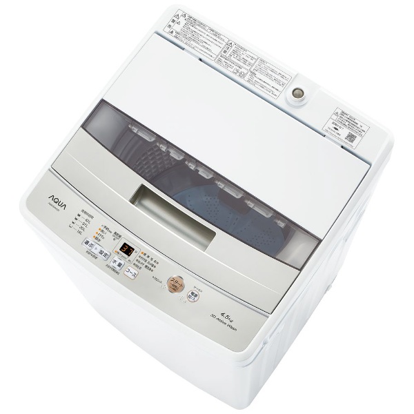 全自動洗濯機 ホワイト AQW-S6M-W [洗濯6.0kg /簡易乾燥(送風機能) /上 