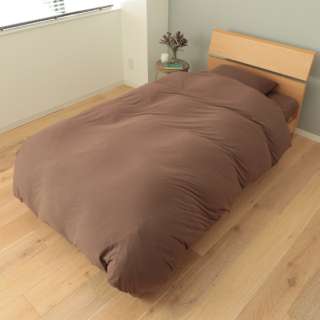 柔软的印度编织物被褥床罩(加宽单人床/大约170×210cm/BRAUN)