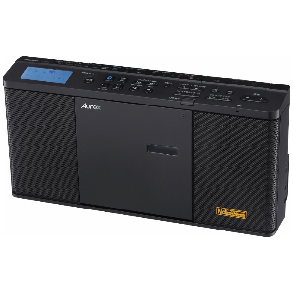 CDラジオ Aurexシリーズ ブラック TY-AN2-K [ワイドFM対応 /Bluetooth 