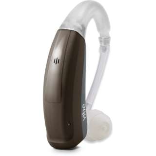 【デジタル補聴器】Vibe S8（耳かけ型/ダークブラウン）片耳用 左右兼用