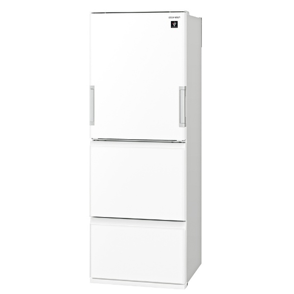 冷蔵庫 ピュアホワイト SJ-GW35H-W [3ドア /左右開きタイプ /350L 