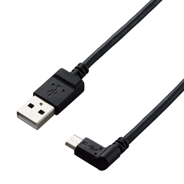 カメラ接続用L字USBケーブル（micro-Bタイプ） 2.0m USB-A to micro-B