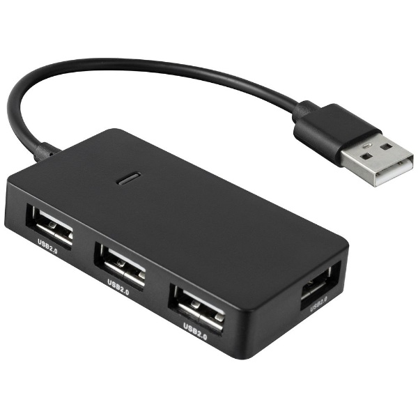 GH-HB2A4A-BK USB-Aϥ (Mac/Windows11б) ֥å [Хѥ /4ݡ /USB2.0б]