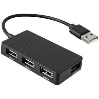 GH-HB2A4A-BK USB-Anu (Mac/Windows11Ή) ubN [oXp[ /4|[g /USB2.0Ή]