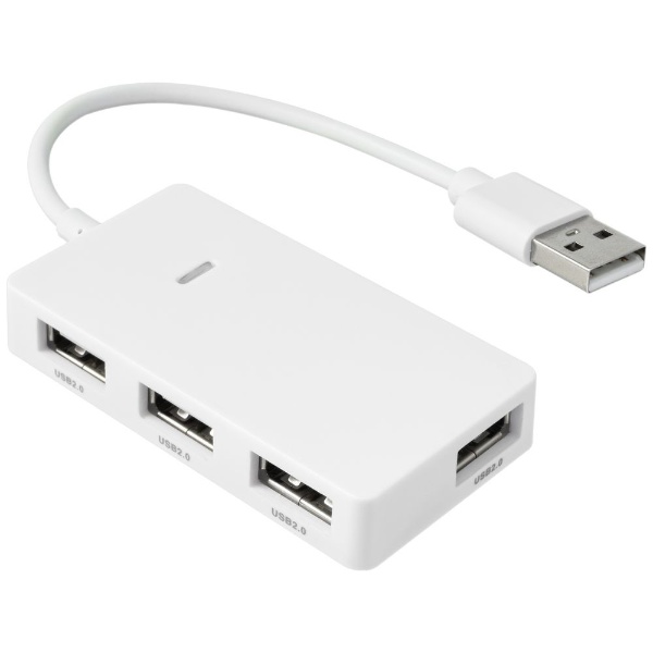 GH-HB2A4A-WH USB-Aϥ (Mac/Windows11б) ۥ磻 [Хѥ /4ݡ /USB2.0б]