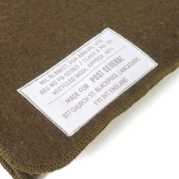 碾磨机羊毛毯(大约w1000×h1800mm/橄榄黄褐色)982140074_2