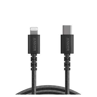 Anker PowerLine Select+ USB-C & LightningP[ui0.9mj black A8617N11