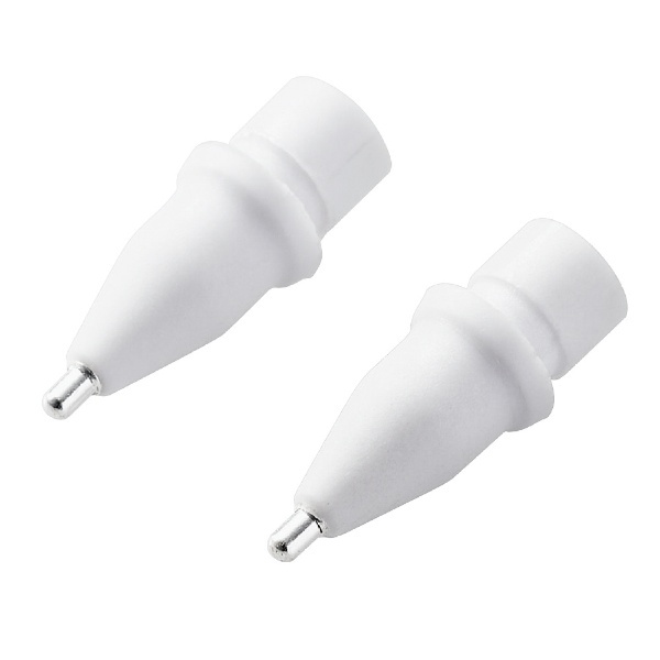 Apple Pencil 第1/2世代用 交換ペン先 金属製 極細 2個 ホワイト P-TIPAP01 エレコム｜ELECOM 通販 