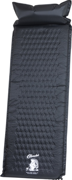  枕付きインフレータブルマット(ブラック/6cm)COB7003BK
