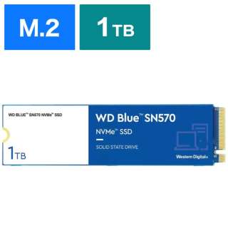WDS100T3B0C 内蔵SSD PCI-Express接続 WD Blue SN570 [1TB /M.2]